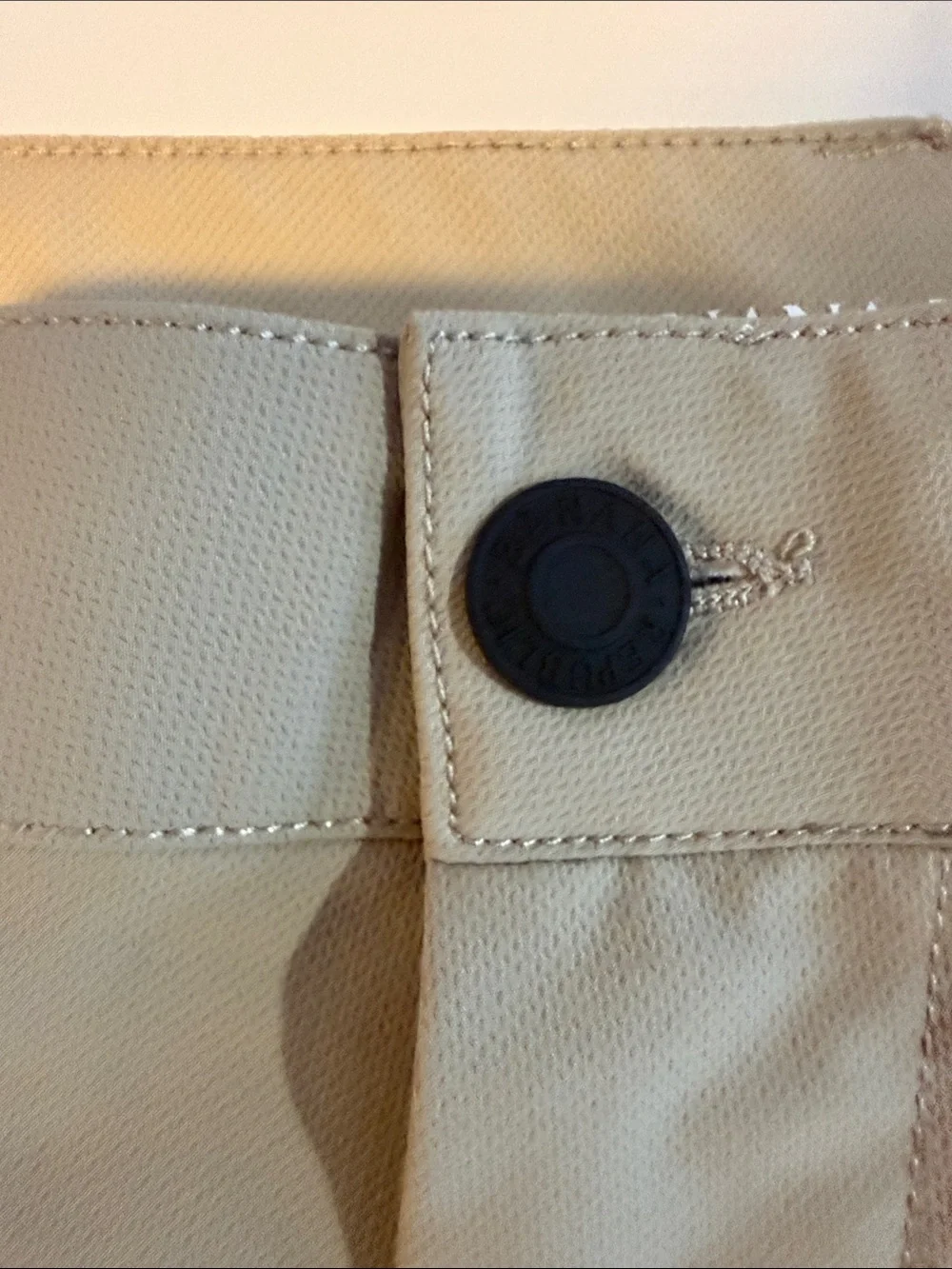 Banana Republic Men's Slim Chinos in Beige 34 x 32 Extra Side Zipper Pocket